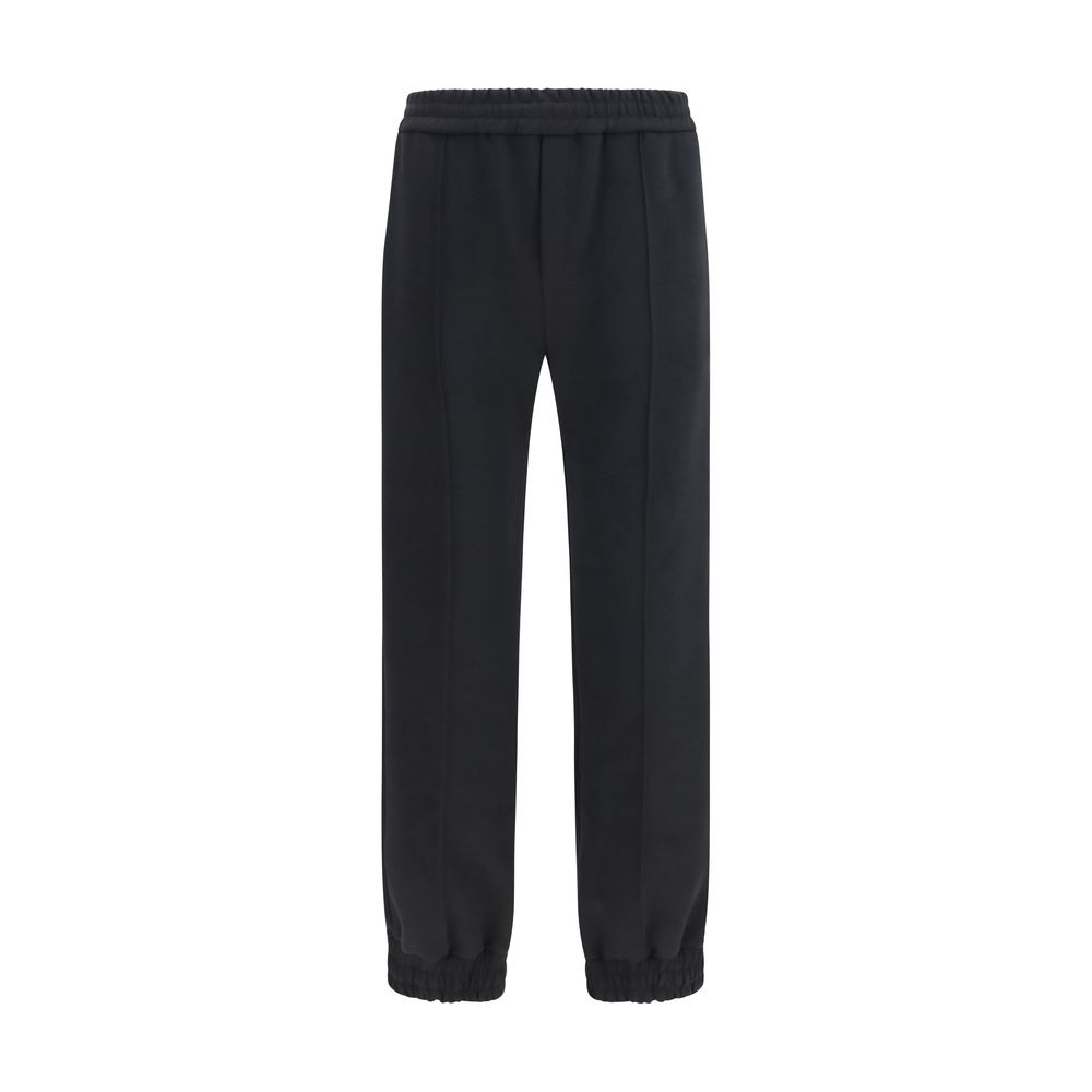 Valentino Black Cotton Joggers (Workout Pants)