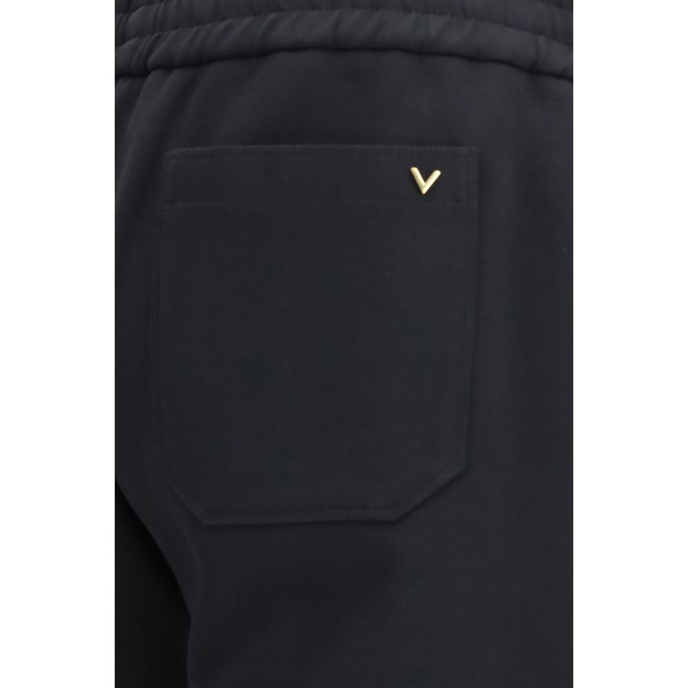 Valentino Black Cotton Joggers (Workout Pants) - immagine 3