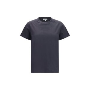 Ganni Black Cotton T-Shirt
