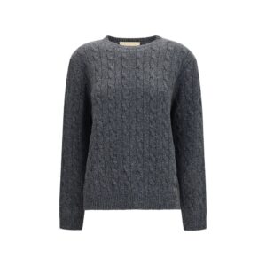 Valentino Gray Wool Oves Aries Sweatshirt