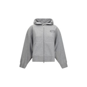 Ganni Gray Cotton Sweatshirt