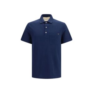 Valentino Blue Cotton Polo Shirt