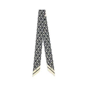 Valentino Garavani Blue Silk Scarf
