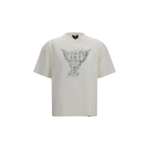 Represent White Cotton T-Shirt