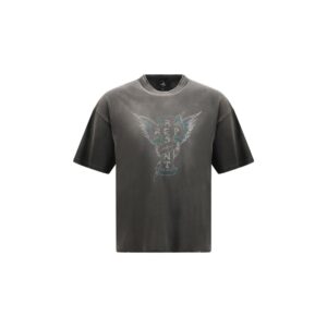 Represent Gray Cotton T-Shirt