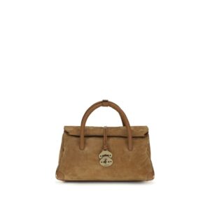 Zanellato Brown Calf Leather Bos Taurus Handbag