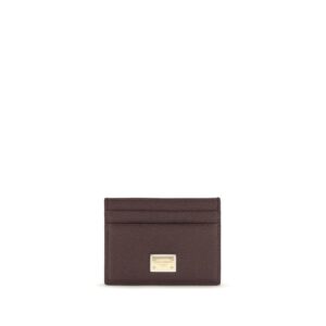 Dolce & Gabbana Brown Calf Leather Bos Taurus Wallet