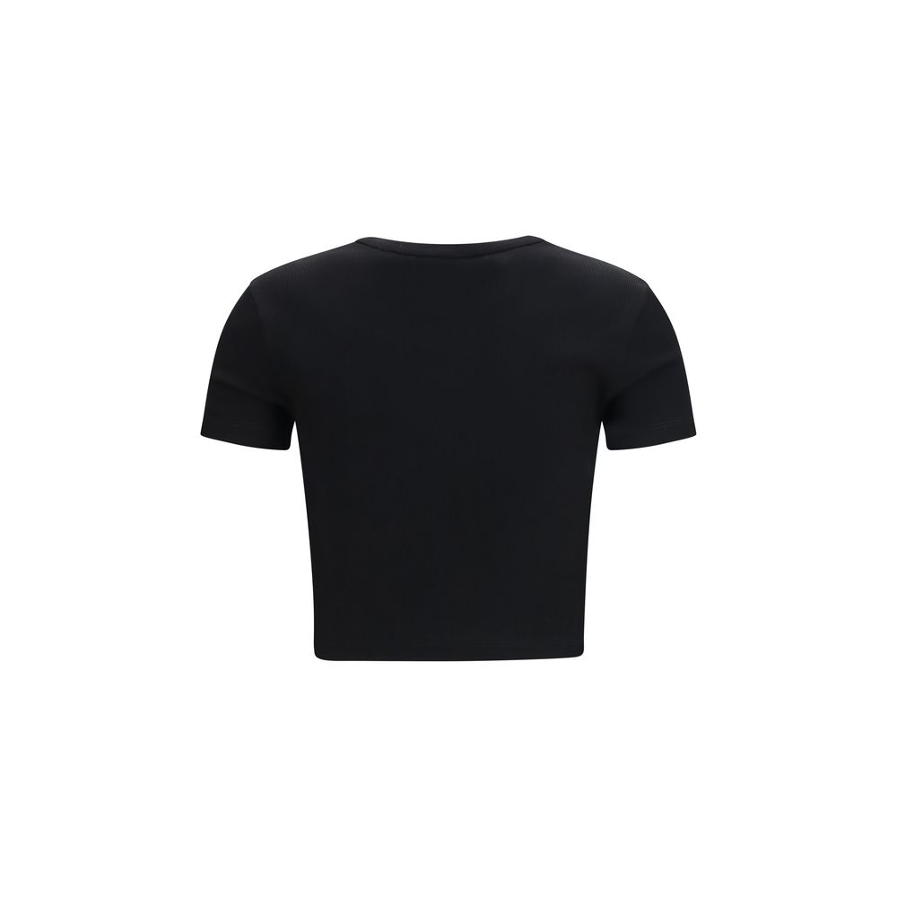Fendi Black Cotton T-Shirt - immagine 2