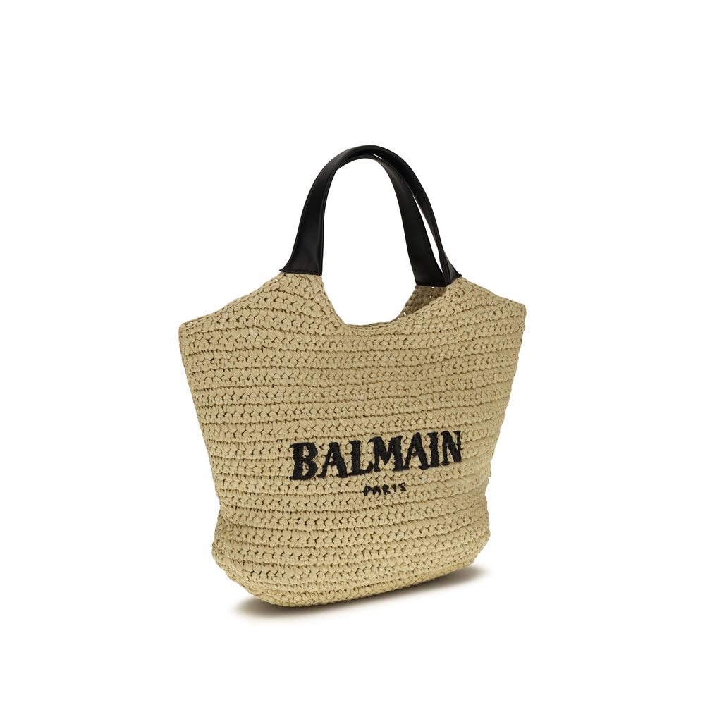 Balmain Beige Viscose Shoulder Bag - immagine 2