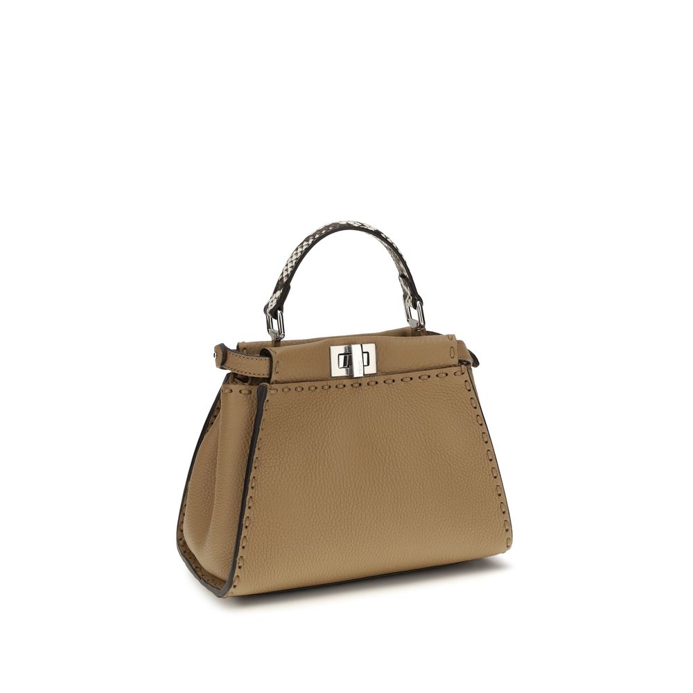 Fendi Beige Calf Leather Bos Taurus Handbag - immagine 2