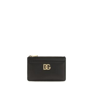 Dolce & Gabbana Black Calf Leather Bos Taurus Wallet