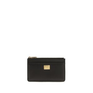 Dolce & Gabbana Black Calf Leather Bos Taurus Wallet