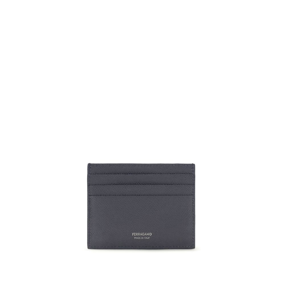 Ferragamo Blue Calf Leather Bos Taurus Wallet - immagine 2