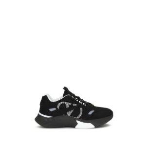 Valentino Garavani Black Fabric Athletic Sneakers