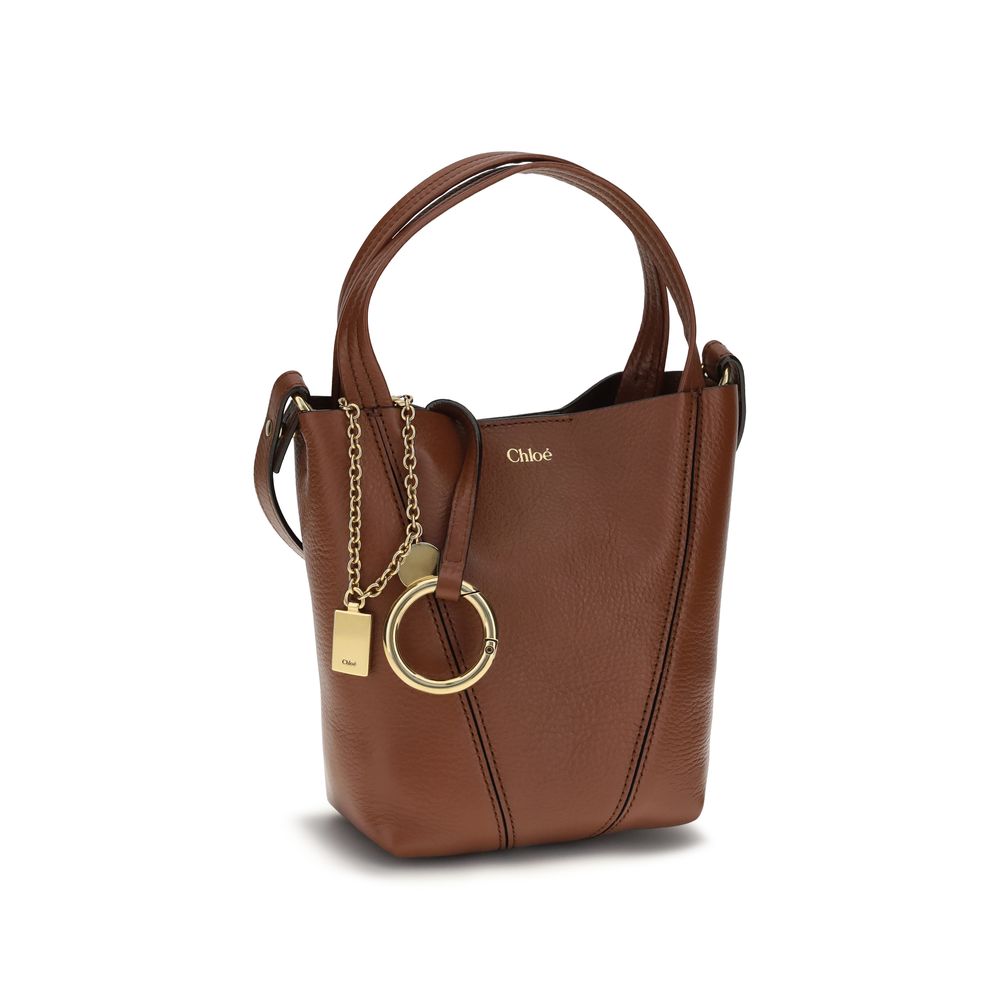 Chloé Brown Calf Leather Bos Taurus Shoulder Bag - immagine 2