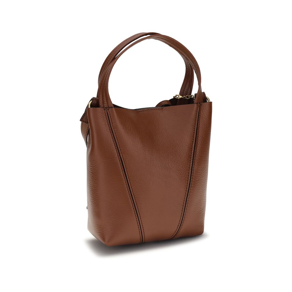 Chloé Brown Calf Leather Bos Taurus Shoulder Bag - immagine 3