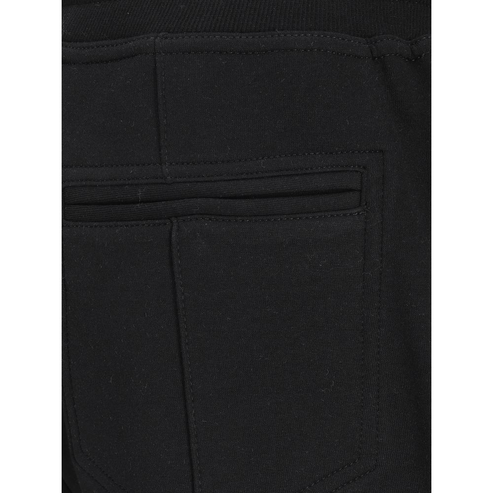Brunello Cucinelli Black Cotton Joggers (Workout Pants) - immagine 3