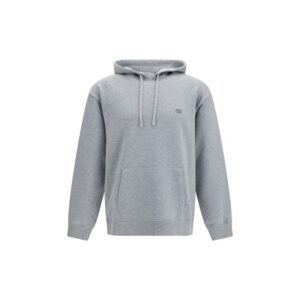 Valentino Gray Cotton Sweatshirt