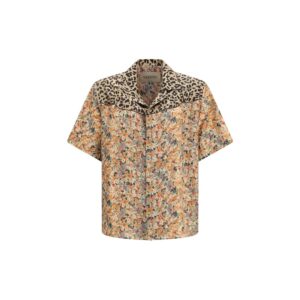 Valentino Multicolor Silk Pattern Shirt