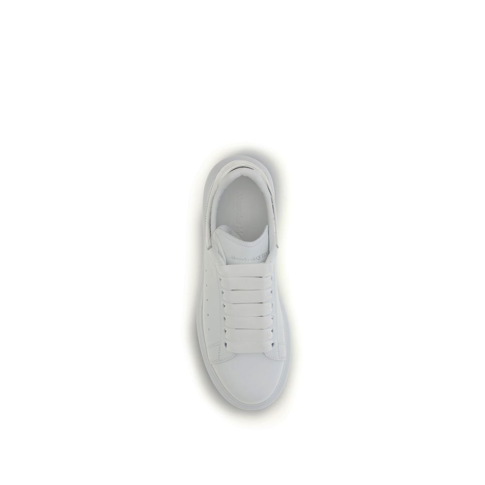 Alexander McQueen White Calf Leather Bos Taurus Platform Sneakers - immagine 4