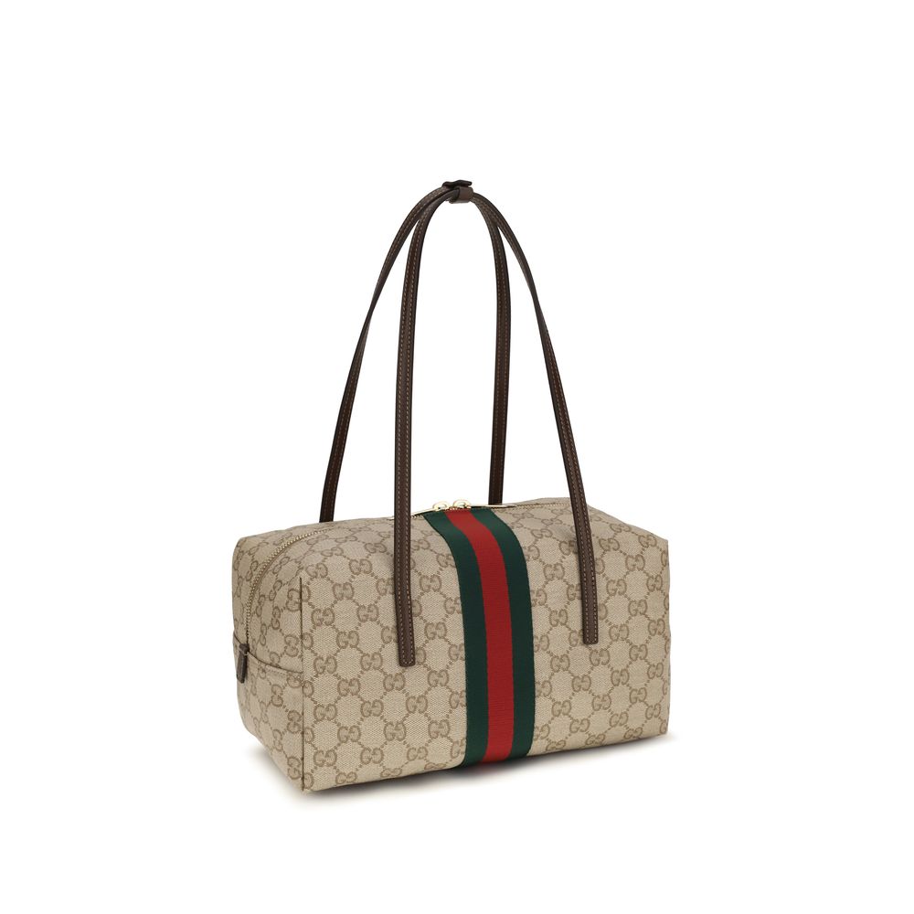 Gucci Beige Cotton Shoulder Bag - immagine 2