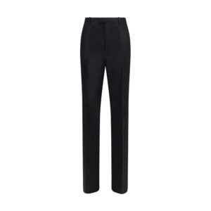 Gucci Black Silk Dress Pants