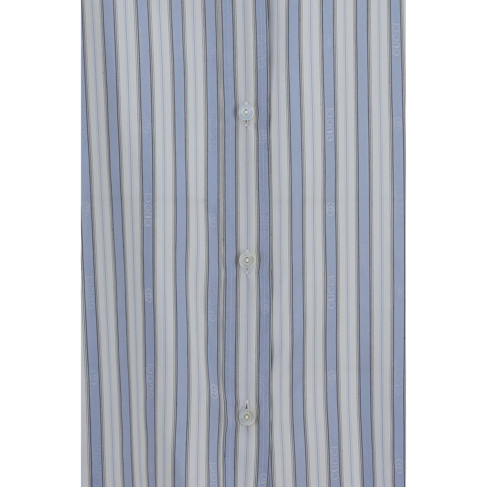 Gucci Blue Silk Shirt - immagine 3
