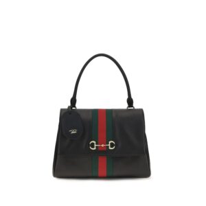 Gucci Black Calf Leather Bos Taurus Handbag