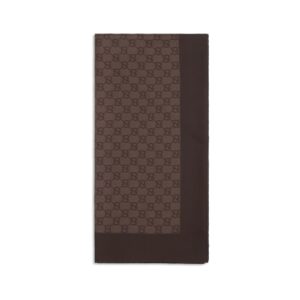 Gucci Brown Silk Foulard