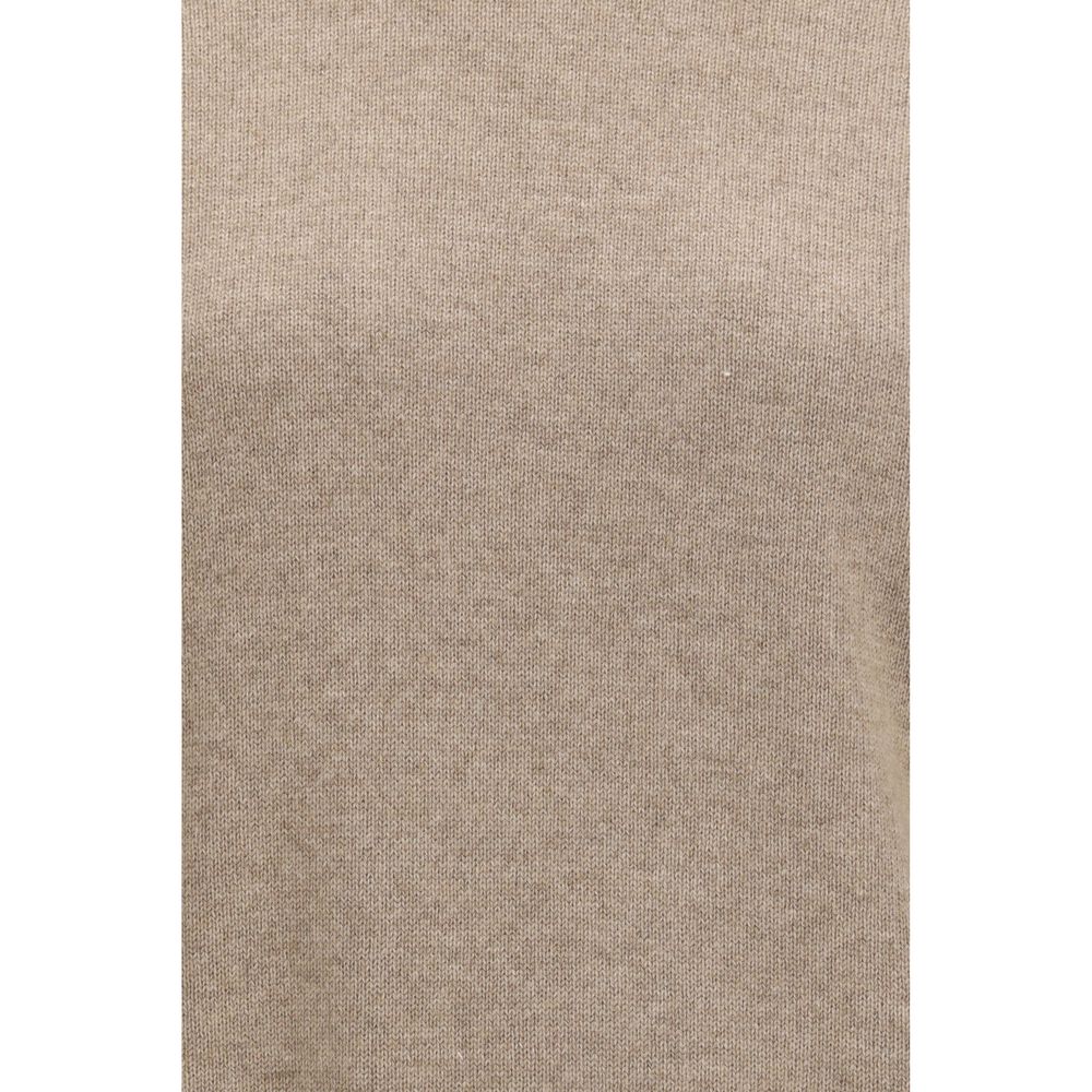 Brunello Cucinelli Brown Cashmere Turtleneck - immagine 3