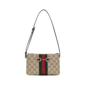 Gucci Beige Polyester Shoulder Bag