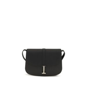 Tom Ford Black Calf Leather Bos Taurus Shoulder Bag