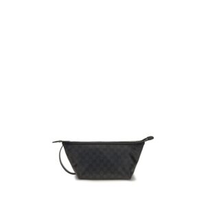 Gucci Black Cotton Clutch Bag