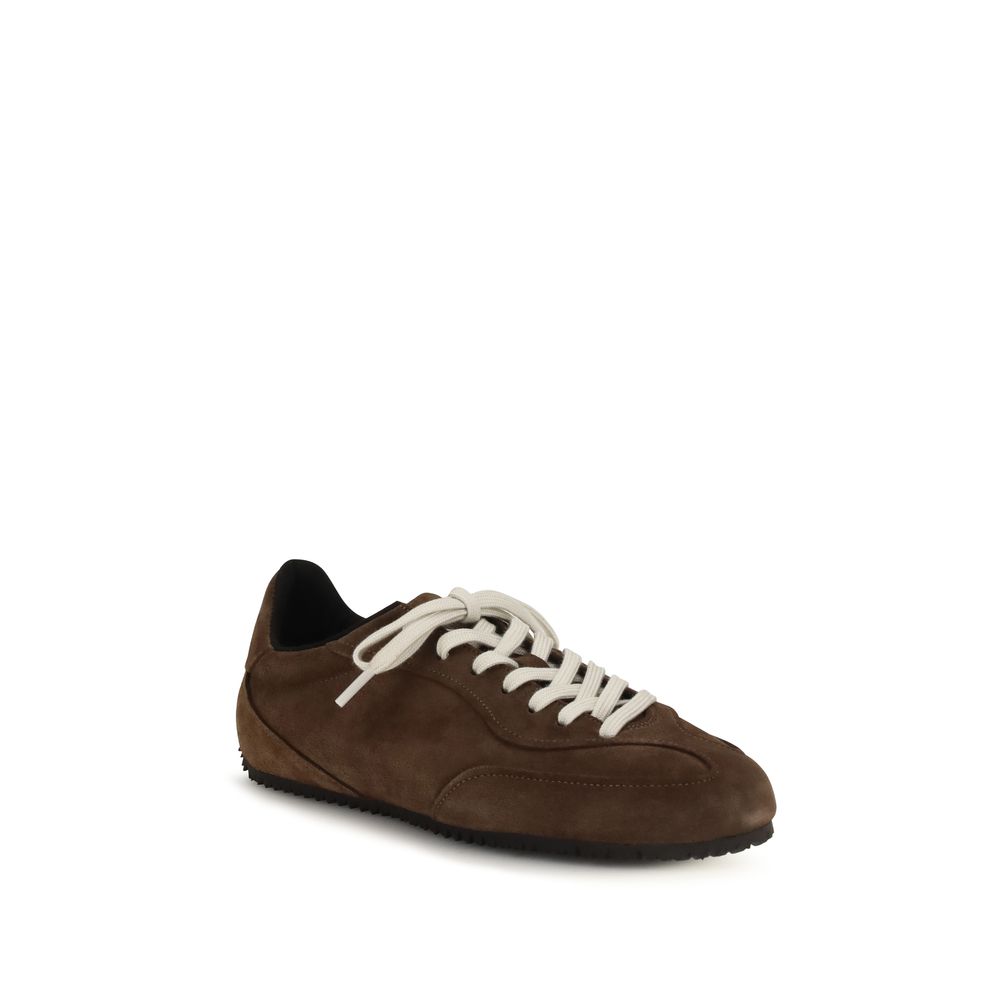 Axel Arigato Brown Calf Leather Bos Taurus Low Top Sneakers - immagine 2