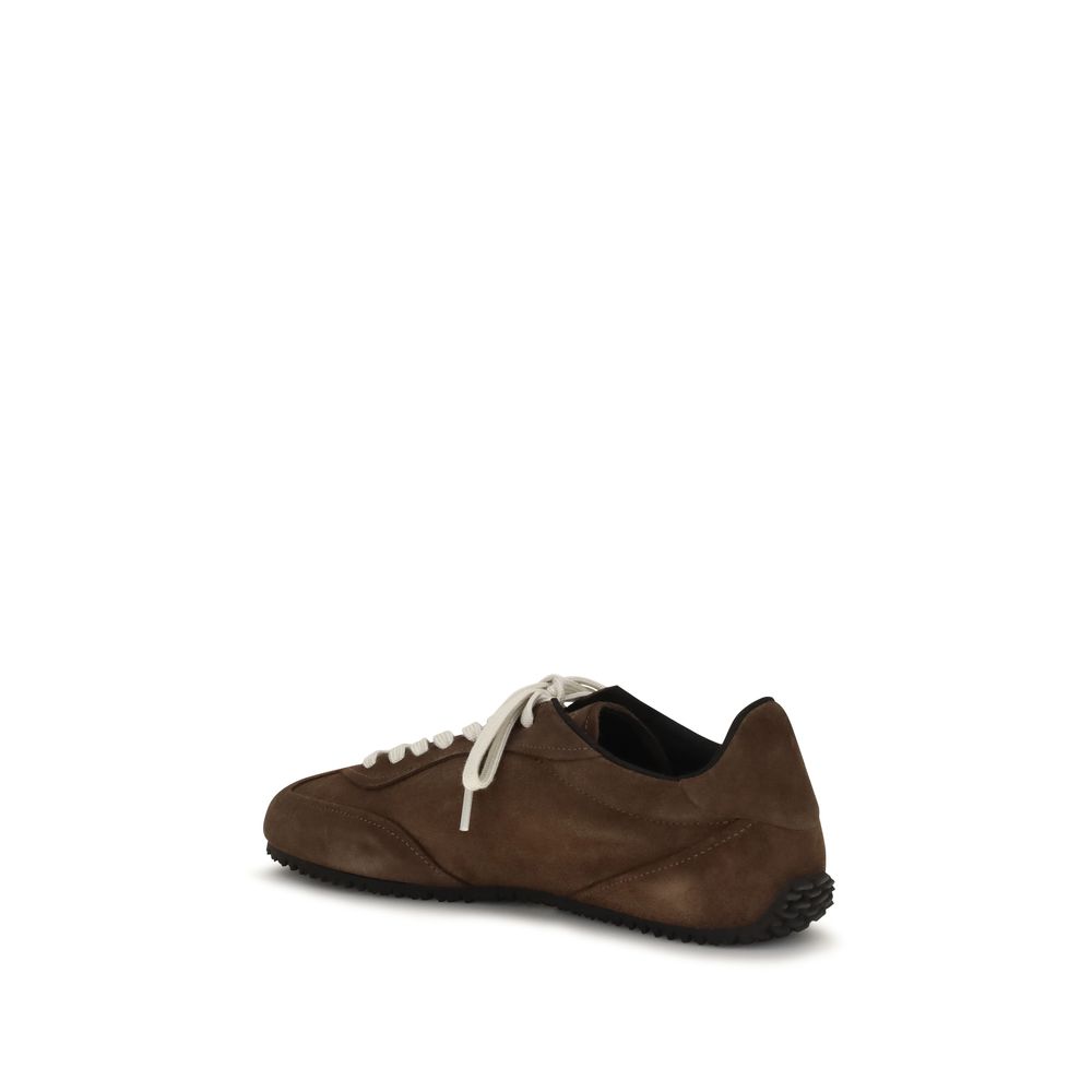 Axel Arigato Brown Calf Leather Bos Taurus Low Top Sneakers - immagine 3