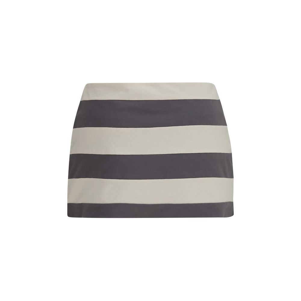 Miu Miu Multicolor Cotton Mini Skirt - immagine 2