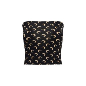 Marine Serre Black Polyamide Shirt