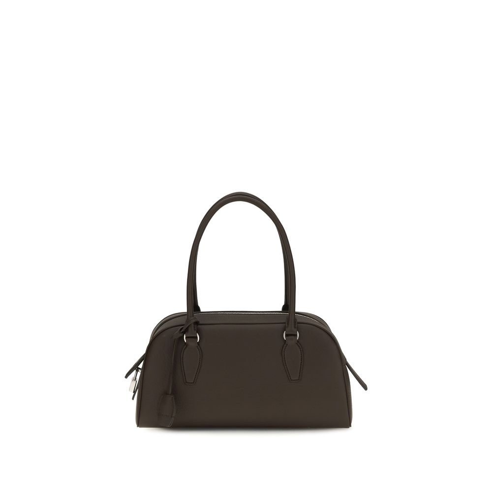 The Row Brown Calf Leather Bos Taurus Shoulder Bag