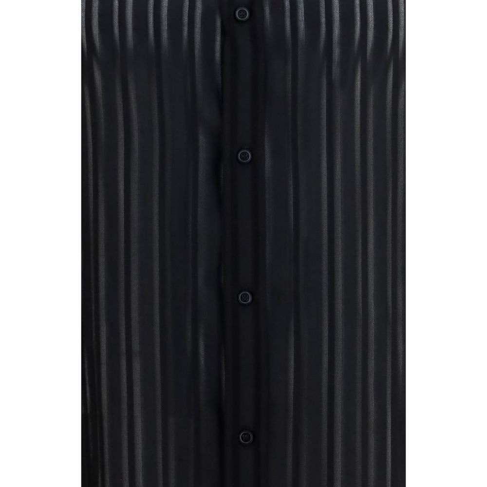 Gucci Black Silk Dress Shirt - immagine 3