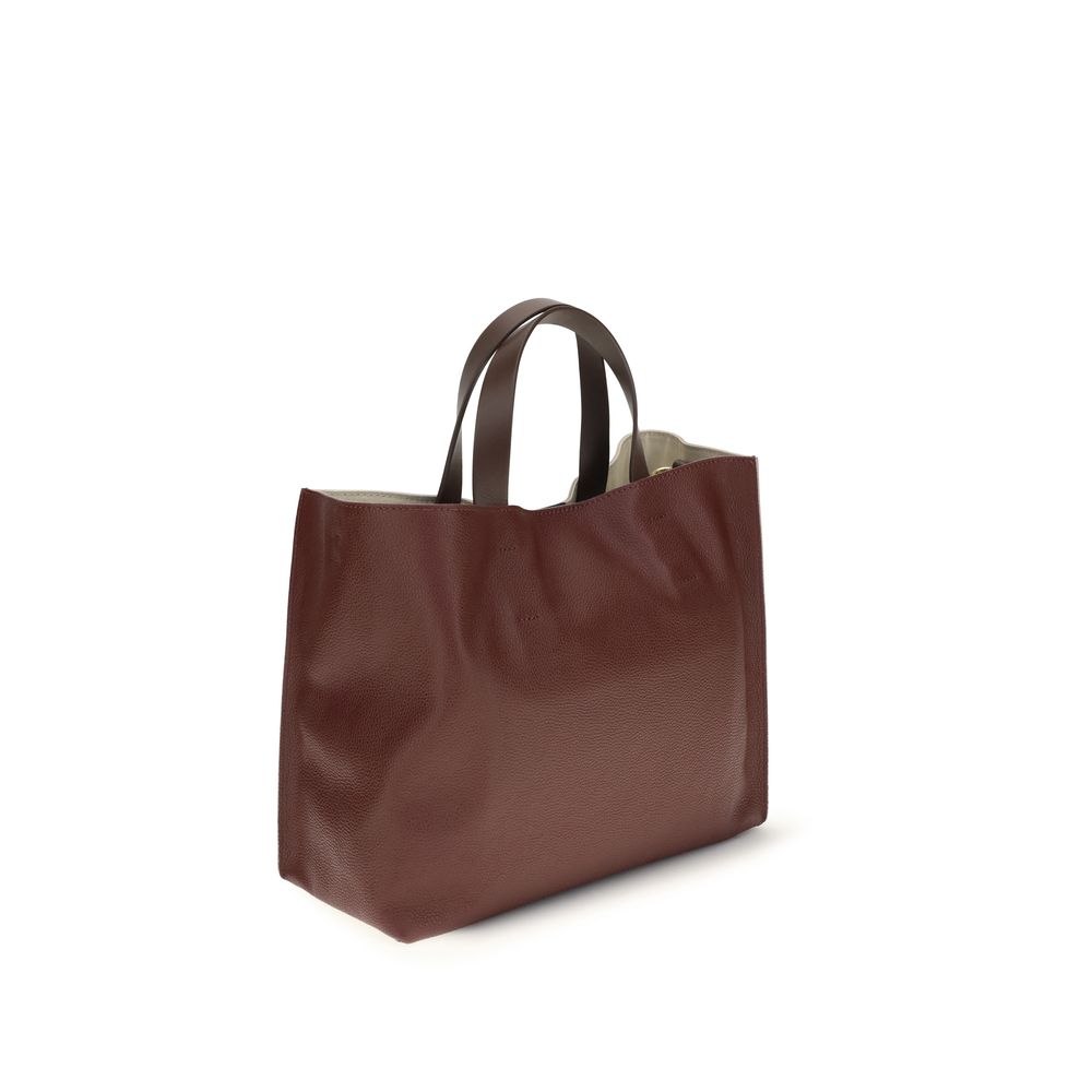 Marni Beige Calf Leather Bos Taurus Shoulder Bag - immagine 3