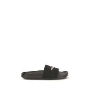 Fred Perry Black Rubber Sandals