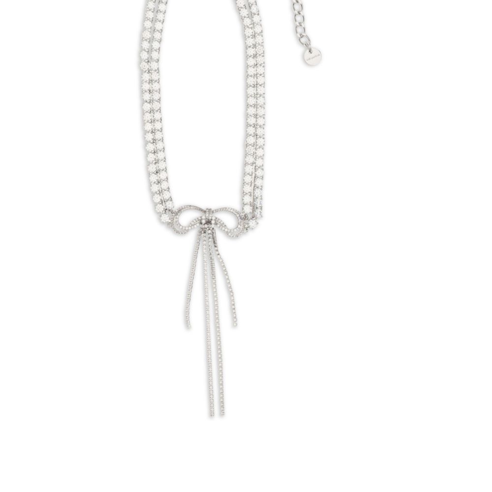 Self-Portrait Silver Brass Necklace - immagine 3