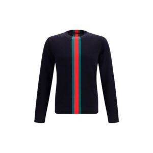 Gucci Blue Cotton Sweatshirt