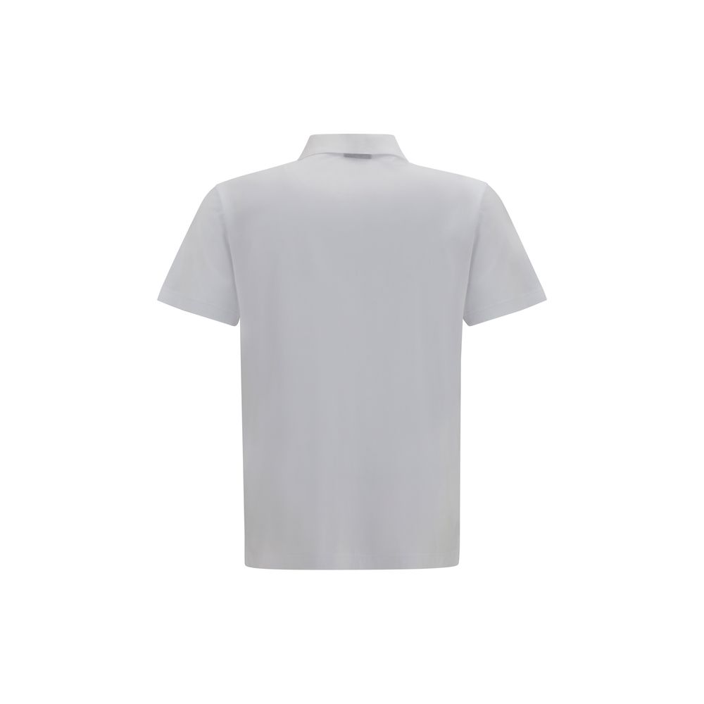 Gucci White Cotton Polo Shirt - immagine 2