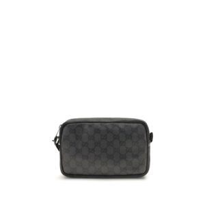 Gucci Black Cotton Shoulder Bag