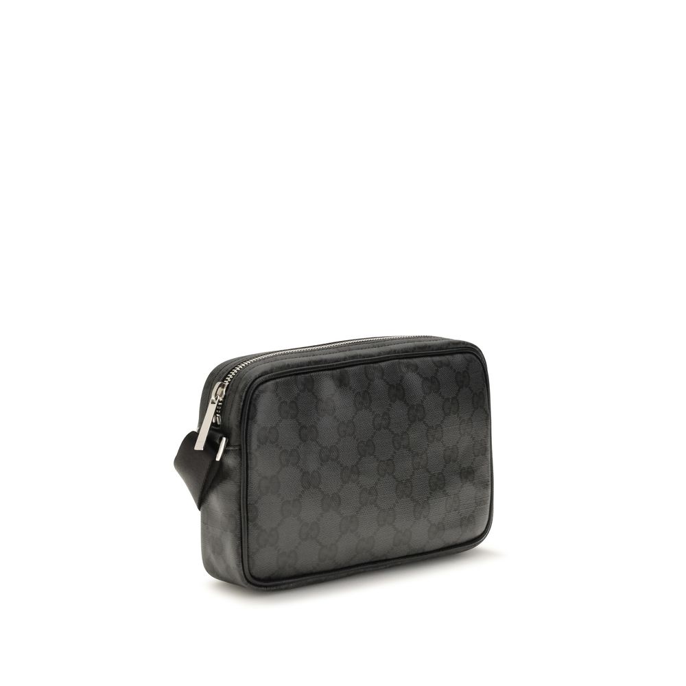 Gucci Black Cotton Shoulder Bag - immagine 2