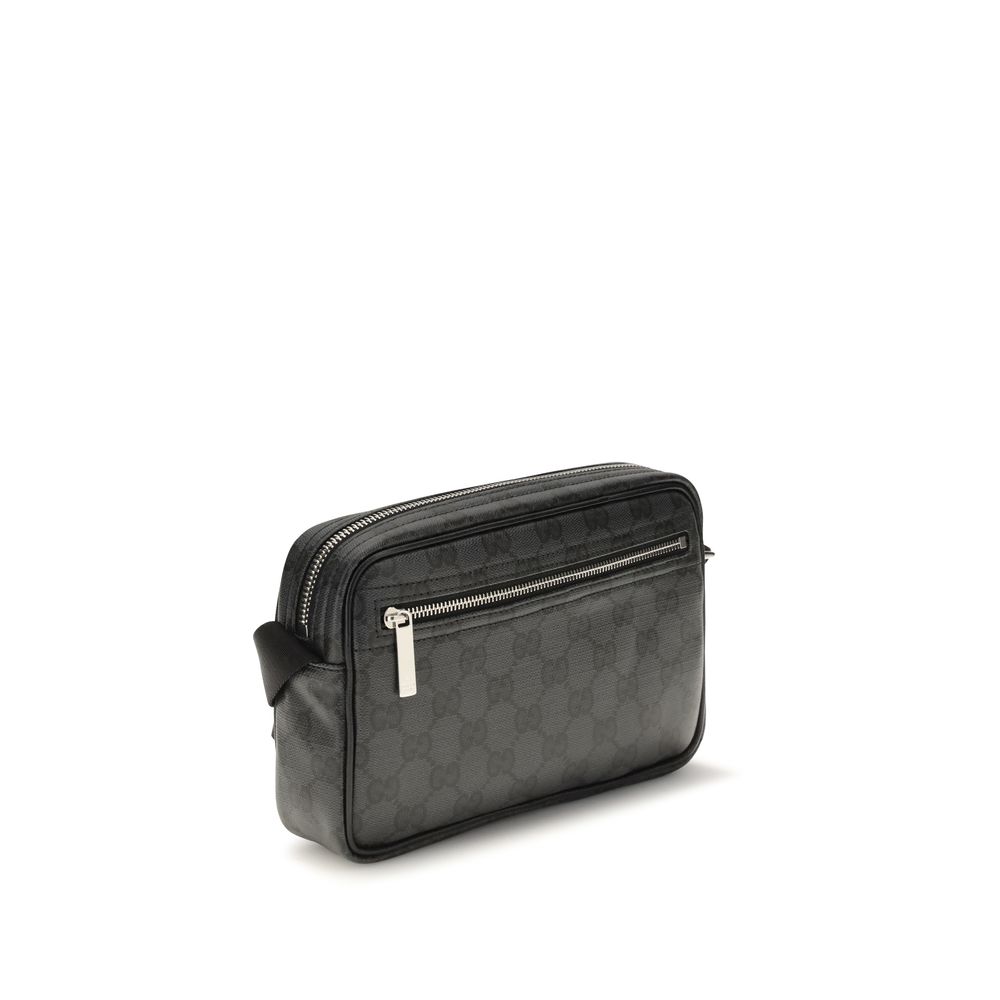 Gucci Black Cotton Shoulder Bag - immagine 3