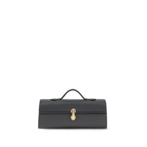 Savette Gray Calf Leather Bos Taurus Handbag