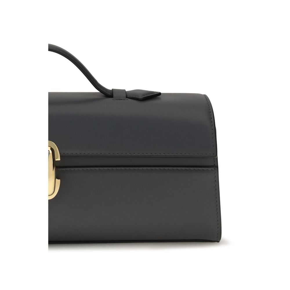 Savette Gray Calf Leather Bos Taurus Handbag - immagine 4
