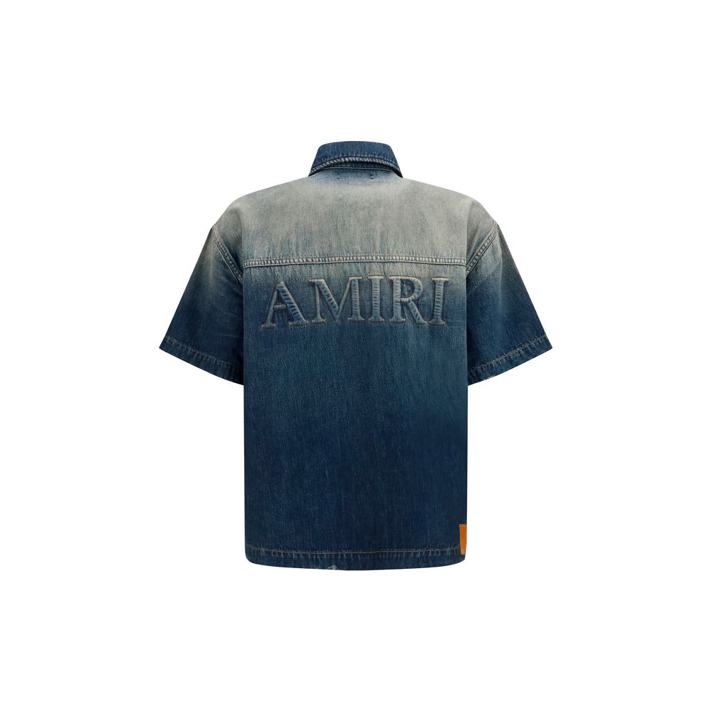 Amiri Blue Denim Shirt - immagine 2